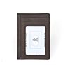 Vintage Genuine Leather Foldable Rfid Slim Card Holder Wallet for Men