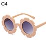 Vintage Kids Sunglasses Child Sun Glasses round Flower Gafas Baby Children Uv400 Sport Sunglasses Girls Boys Oculos De Sol