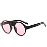 Vintage round Shape Sunglasses Woman Designer Hollow Middle Plastic Sun Glasses