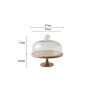 Wedding Cake Stand Cake Stand with Glass Dome Design Yanxiang Porcelain Acrylic Dessert Table Set Buffet Cake Snack Display
