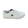 White Lace up Men Sneakers