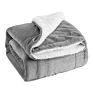 Whole- Unique Portable Soft Throw Luxury Sherpa Bamboo Blanket