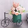 Wholesales White Metal Bicycle Designed Plant Pot Stand For