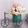 Wholesales White Metal Bicycle Designed Plant Pot Stand For