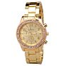 Women Geneva Alloy Quartz Watch Ladies Crystal Casual Analog Watches