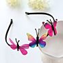 Women Girls Bohemian Hair Bands Print Headbands Hair Band with Clip Elastic Hair Bands Accessories Woman