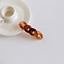 Women Hair Accessories Duck Hairpin Acrylic Acetate Resin Clear Chain Link Hair Clip for Girls