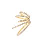 Women Pearl Ear Cuff Earring Bohemian Natural Freshwater Circle Small Clip on Earring No Piercing Fake Cartilage Earring