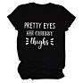 Women Pretty Chubby Print Shirts Womens Blouse Short Sleeve T Shirts and Tops Shirts