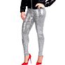 Women Shiny Sequin Slim Leggings Pants Ladies Clubwear Trousers High Waist Leggings Elastic plus Size Trousers