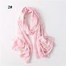 Women Soft Ombre Chiffon Scarf Long Scarves Shawl Gradient Polyester Hijab Lightweight Sun Proof Long Muslim Head Wraps