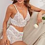 Women Underwear Sling Sleepwear Lace Embroidery Temptation Nightwear Pajama Ropa Mujer Lingerie Set