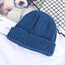 Womens Beanie Hat Warm Autumn Women Wool Knit Beanie Cap Cuff Beanie Watch Cap for Girls Spring Skull Hats for Female Bonnet