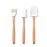 Wood Spatula Wooden Kitchen Spatula Silicone Kitchen Accessories Beech Wood Spatula Brush