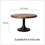Wooden Pedestal Cake Stand for Wedding Cake Display Food Safe Eco Friendly Desert Platter