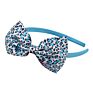Xufang Kid Leopard Printed Hairbands Handmade Fabric Hair Accessories Girls Big Bow Headbands
