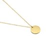 Yiwu Jewelry Stainless Steel 15Mm Coin Charm Chain Adjustable Gold Necklace Designs Women
