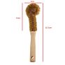 Zero Waste & Biodegradable Natural Fiber Kitchen Brushes Wood and Coconut Bristle Bottle Brush