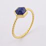 Zg0449 Healing Crystal Jewelry Ring Stacking Natural Gemstone Crystal Ring