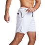 Zipper Pocket Quick-Drying Jogging Sports Men Gym Shorts