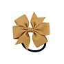 Zn Colorful Ribbon Hair Bows Girls Baby Children Elastic Hair Rope Hair Accessories