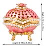 Qifu Small Jewelry Box Enamel Painting Variety of Styles Metal Jewelry Box