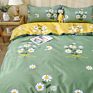 Luxury Printed Pillow Case Bed Sheet and Quilting Comforter Sets Quilt Bedding 4 Piece