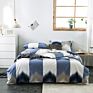 100% Cotton Nude Bedding Sets Bedsheets Fitted Bed Sheet Microfiber Antistatic Fabric Plaid Bed Sheet