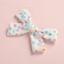 13 Colors Handmade Cotton Fabric Hair Bows Hair Clips for Girls Floral Plaid Knot Hairpins Baby Shower Gift