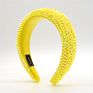 13 Multicolor 45Mm Wide Sponge Crystal Hair Bands Padded Hair Hoop Rhinestone Headbands for Girls Women