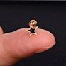 1Pcs 20G Stainless Steel Small Barbell Tiny Stud Earring Women Helix Cartilage Lobe Screw Piercing Cool Waterproof Girl Studs