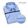 25 Short Sleeve Options 100% Cotton Rts Men's Business Formal Shirt Non Iron Dress Shirt for Men