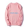 280 Gsm Women Crew Neck Sweater French Terry Blank Hoodies & Sweatshirts Organic Cotton Unisex Plain Crewneck Sweatshirt