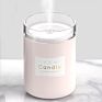 280Ml Ultrasonic Essential Oil Diffusers Candle Air Humidifier for Home with Night Lamp Light