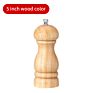 2 Size of Retro and Wood Colors Pepper Mill 5/8 Inch Salt and Pepper Grinder Set