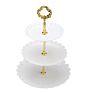 3 Tier Wedding Dessert Fruit Snack Cupcake Cake Stand for Tea Party Serving Platter