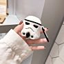 3D Cool Darth Vader Stormtrooper Design Earphone Case with Clip for Airpods Pro Movie Characters Cover for Airpods 1/2