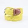 42 Colors Men Women Casual Knitted Pin Buckle Belt Woven Canvas Elastic Expandable Braided Stretch Belts Plain Webbing Strap