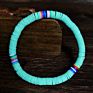 6Mm Colorful Boho Beaded Bracelet Women Jewelry Vinyl Disc Beads Stretch Bracelet