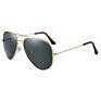 90S Vintage Gold Metal Big Frame Polarize Shades Sunglasses Men Unisex Photochromic Mirror Driving Boy Sunglasses