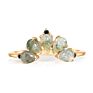925 Sterling Silver Ring Stackable Artificial Opal Crown Rings Designs