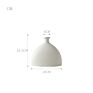 Abstract White Ceramic Vase Irregular Flower Vase Plant Handmade Art Porcelain Ceramic Vase Home Decor