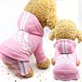 Adidog Dog Hoodies Pet Dog Sweater 4 Legs Jumpsuit Warm Sweat Shirt Cotton Jacket Coat for Small Pets