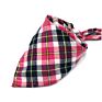 Adjustable Pet Washable Triangle Plaid Pet Bandanas Dog Scarf Bandana