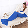 Adult Super Soft All Seasons Sleeping Knitted Blankets Mermaid Tail Mermaid Blanket