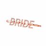 Alloy Rhinestone Letter Hair Clip Bride Word Clip Side Clip Wedding Headdress Hair Accessories