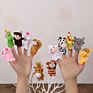 Animal Finger Puppet Soft Plush Toys Child Baby Favor Dolls Tell Story Props Boys Girls Rabbit Finger Puppets