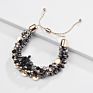 Arrivals Designs Crystal Glass Beads Alloy Stone Adjustable Temperamental Bracelet String