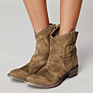 Autumn and Large Low Heel Retro Women's Boots