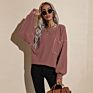 Autumn and Women's Foreign Trade Long-Sleeved T-Shirt Loose Long-Sleeved Sweater